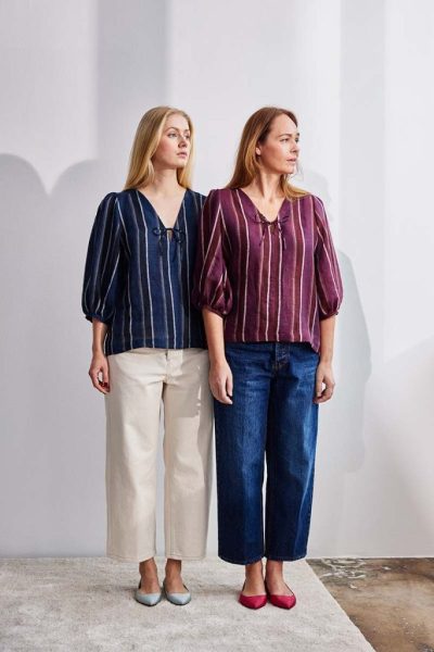FEODORA blouse + CAROLLE jeans
